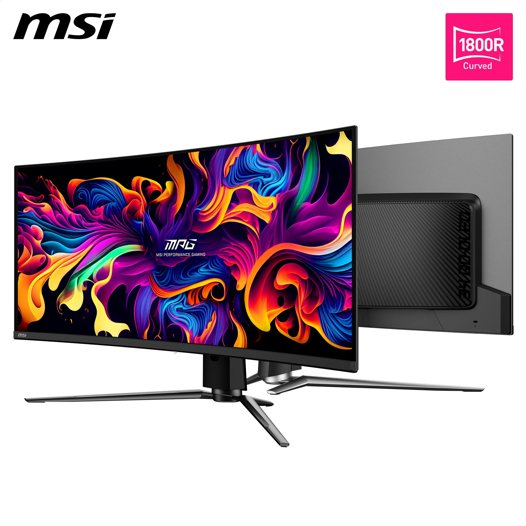 MSI MPG 341CQPX QD-OLED Curved-Gaming-OLED-Monitor