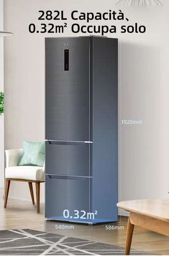 CHiQ French Door Optimal Frische+ CID282NEIBE, 19.2 cm hoch, 54 cm breit