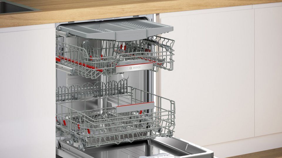 BOSCH vollintegrierbarer Geschirrspüler Serie 4 SMV4ECX32E, 14 Maßgedecke, Info