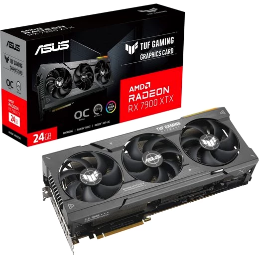 Asus TUF Gaming Radeon RX 7900 XTX OC Edition Grafikkarte