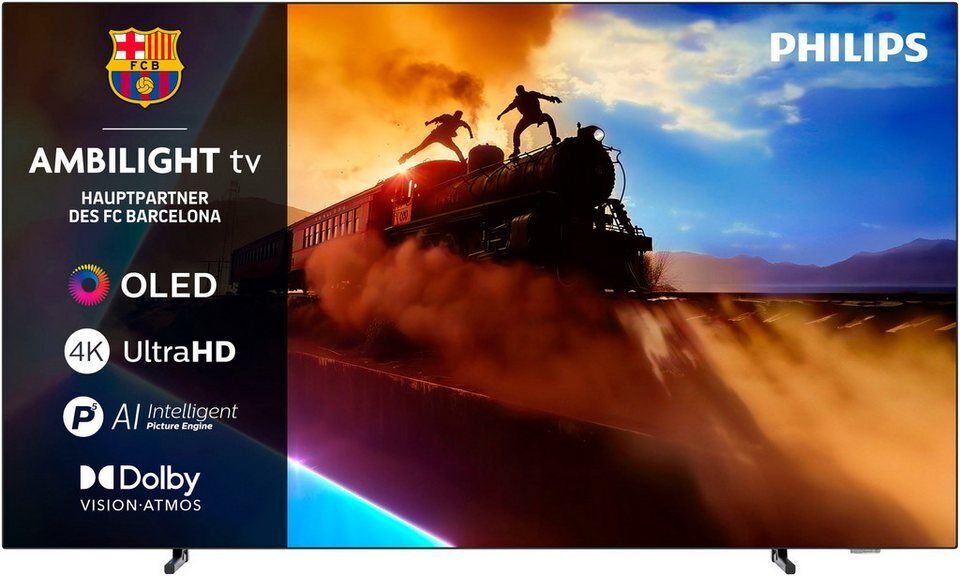 Philips 55OLED760/12 OLED-Fernseher (139 cm/55 Zoll, 4K Ultra HD, Smart-TV)