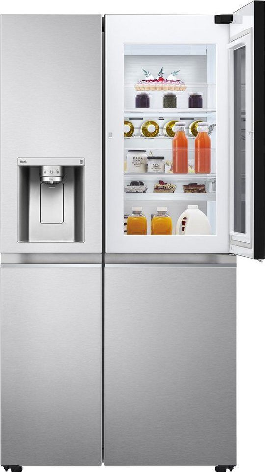 LG Side-by-Side GSXV90BSDE, 179 cm hoch, 91,3 cm breit, Craft Ice Bereiter, Inst