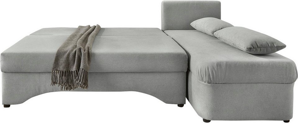 Jockenhöfer Gruppe Ecksofa L-Form, B: 191 cm, mit Bettfunktion & Bettkasten, Uns