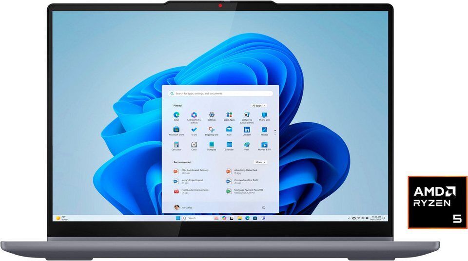 Lenovo IdeaPad 5 2-in-1 14AKP10 Convertible Notebook (35,56 cm/14 Zoll, AMD Ryze