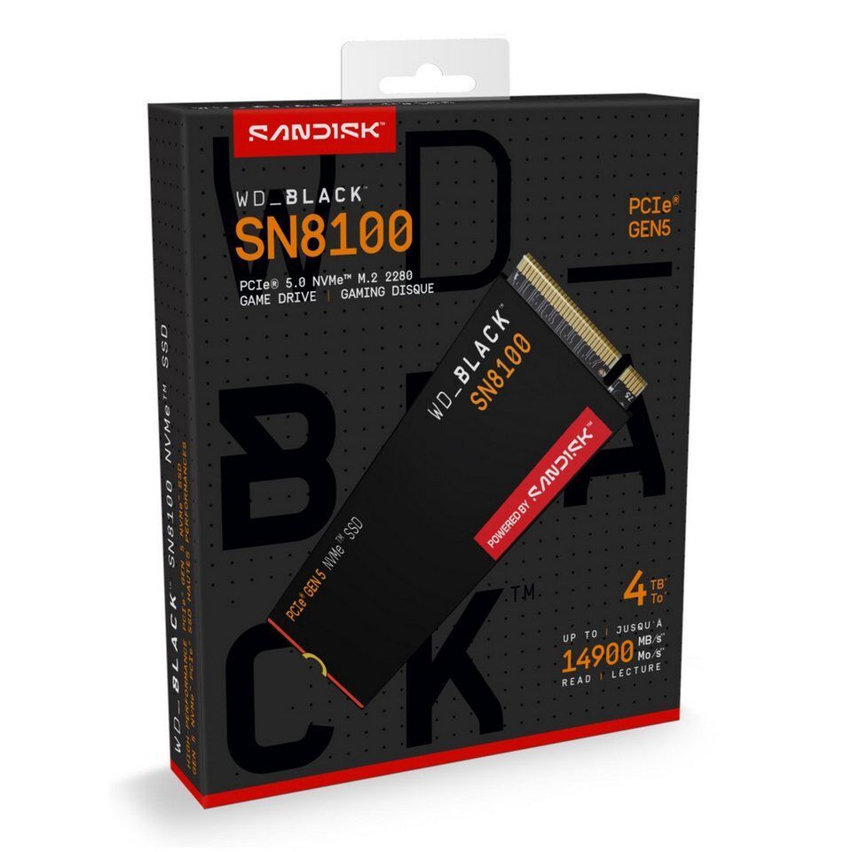 Sandisk WD_BLACK SN8100 NVMe interne SSD