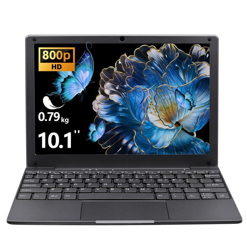 LONGEVINCE 10,1 Zoll Mini Laptop, 8GB RAM Notebook (25,6 cm/10.1 Zoll, Intel Cel