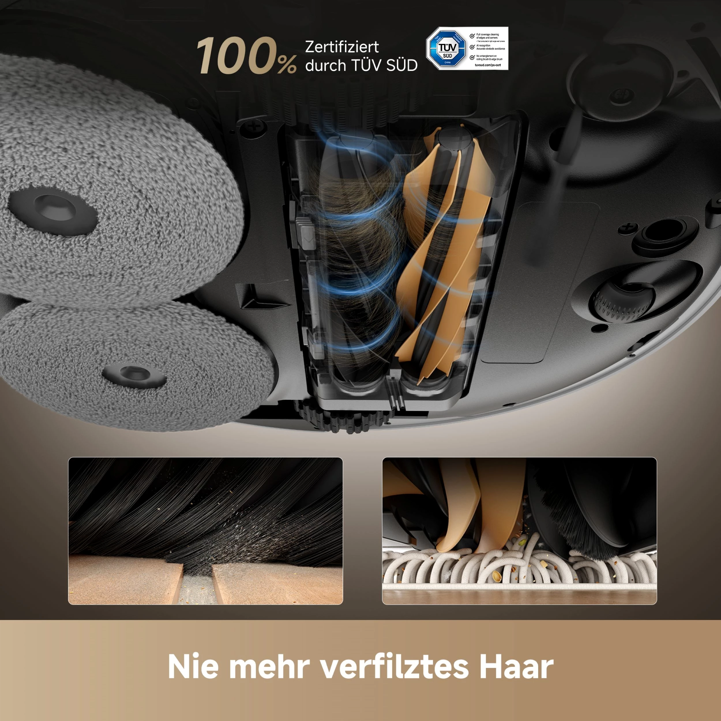 Dreame Nass-Trocken-Saugroboter Dreame X50 Ultra Complete mit Wischfunktion, 20.000 Pa Saugkraft