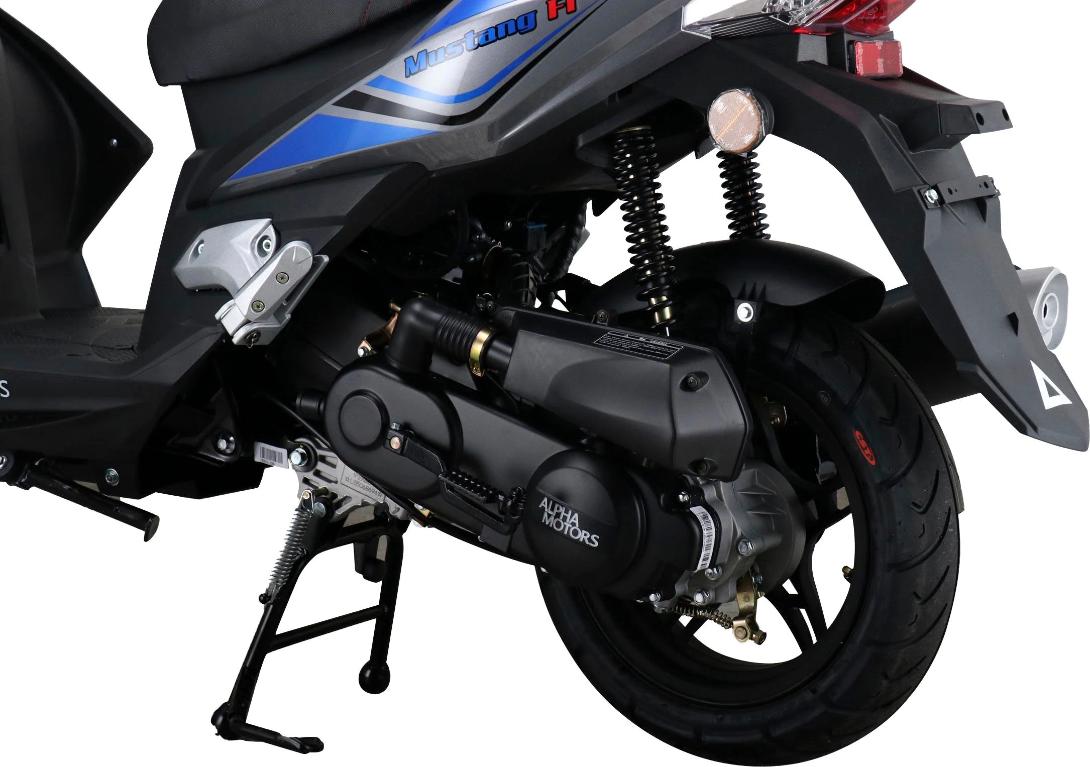 ALPHA MOTORS Motorroller Mustang FI 50 ccm, 25 km/h, Euro 5, mit USB-Anschluss und Lenkerschloss