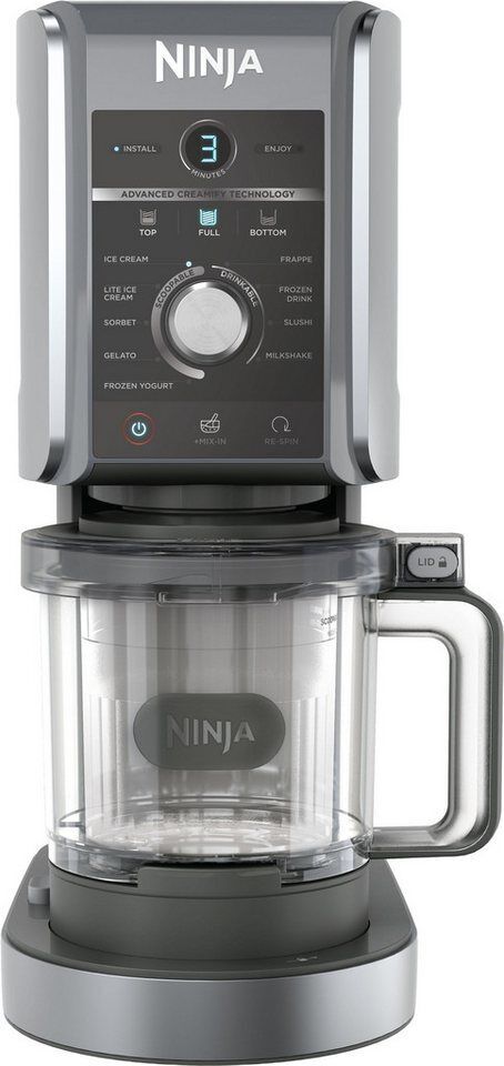 NINJA Eismaschine NC502EU Creami Deluxe, 10-in-1 Eis-und Eisgetränkmaschine, 0,7