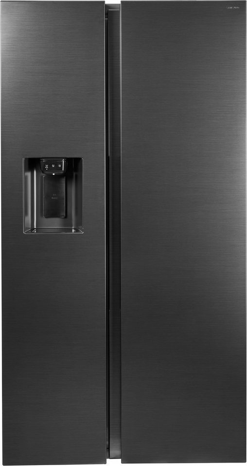 Samsung Side-by-Side RS70F66KBFEF, 178 cm hoch, 91,2 cm breit, Eis- und Wassersp