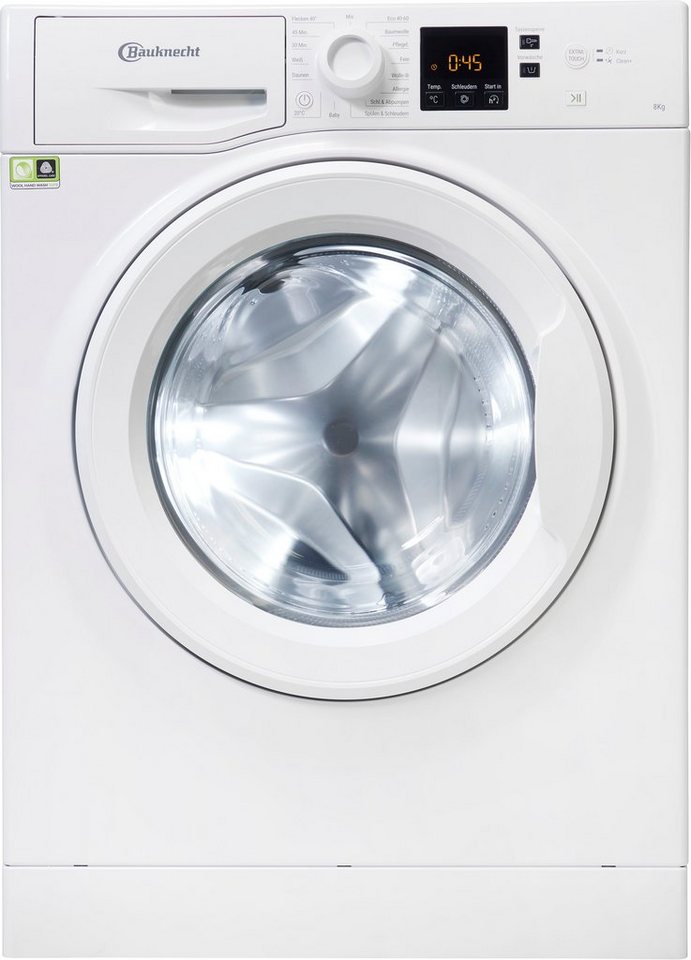 BAUKNECHT Waschmaschine BPW 814 A, 8 kg, 1400 U/min