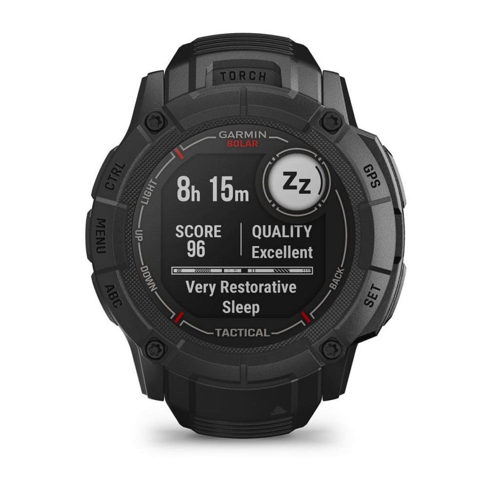 Garmin Instinct 2X Solar Tactical Edition Smartwatch (2,8 cm/1,1 Zoll, Garmin)