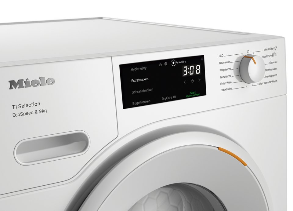 Miele Wärmepumpentrockner TSD643WP EcoSpeed&9kg, Getestet auf 20 Jahre perfekte