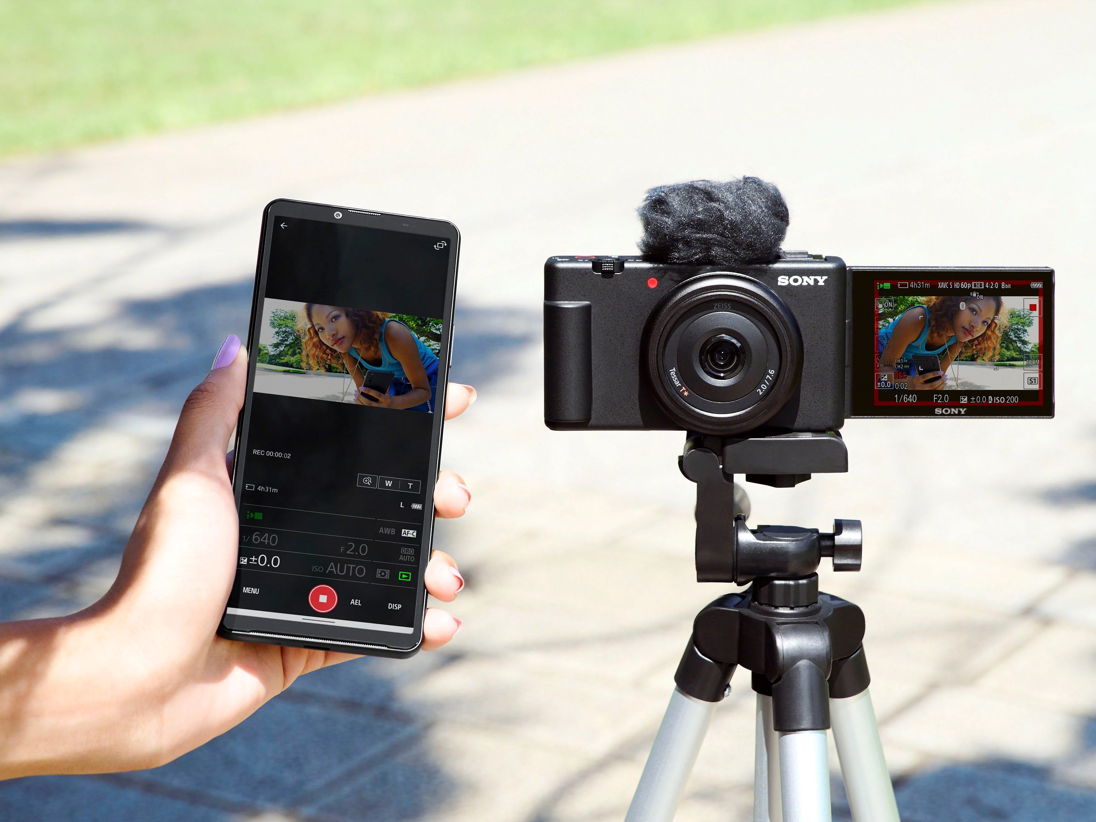 Sony Vlog ZV-1F Kompaktkamera
