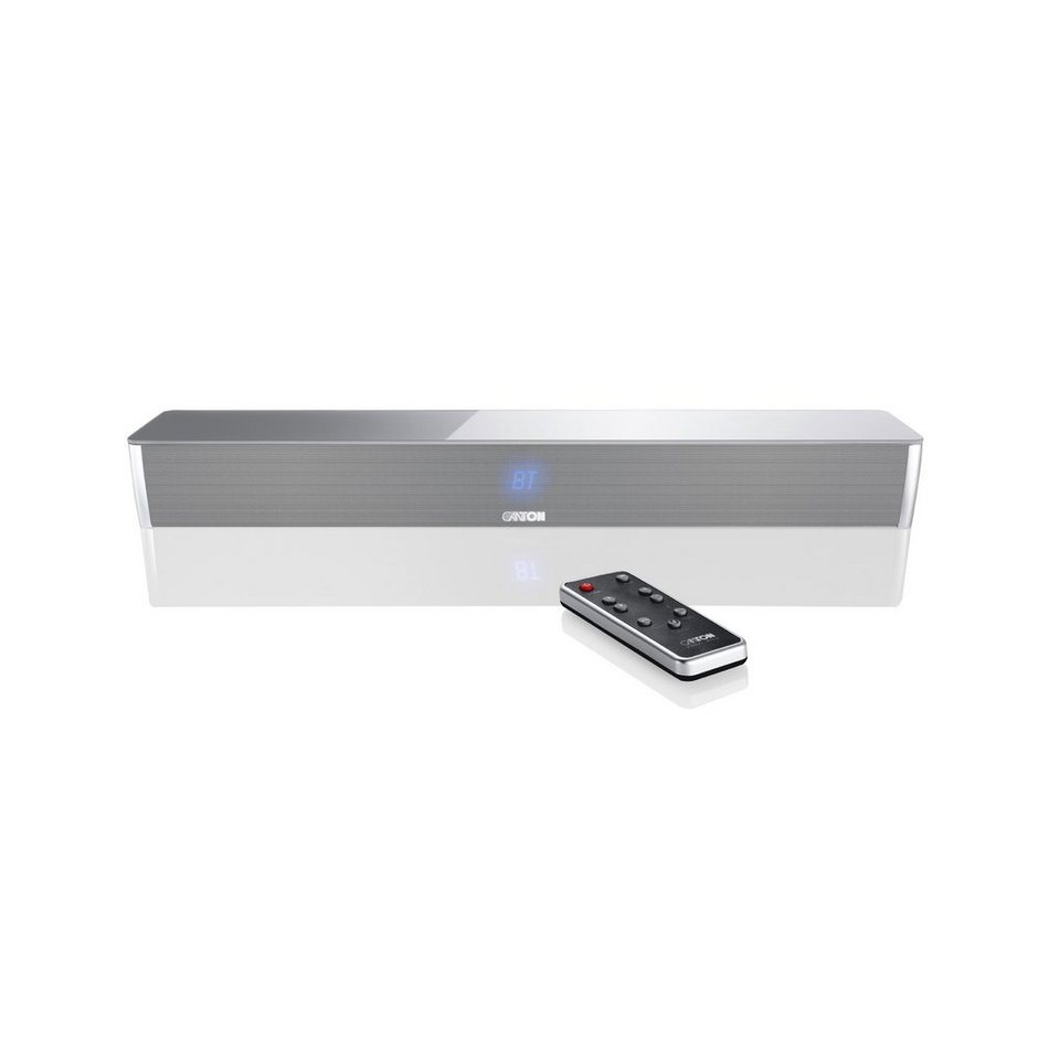 CANTON DM 5 silber mit Glas Soundbar (Bluetooth, 120.0 W)