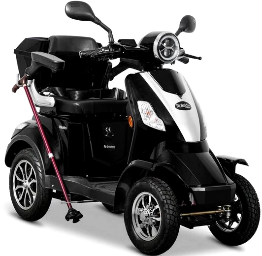 Rolektro Elektromobil Rolektro E-Quad 25 V.2, Blei-Gel-Akku, 1000 W, 25 km/h, (mit Topcase)