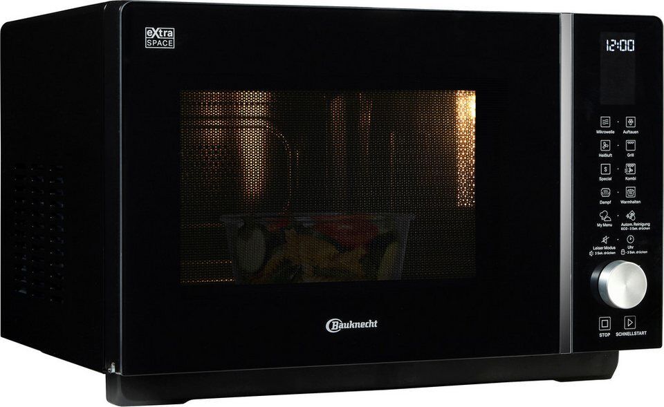 BAUKNECHT Mikrowelle MF 255 B, Grill, Heißluft, Mikrowelle, 25 l, intelligente T