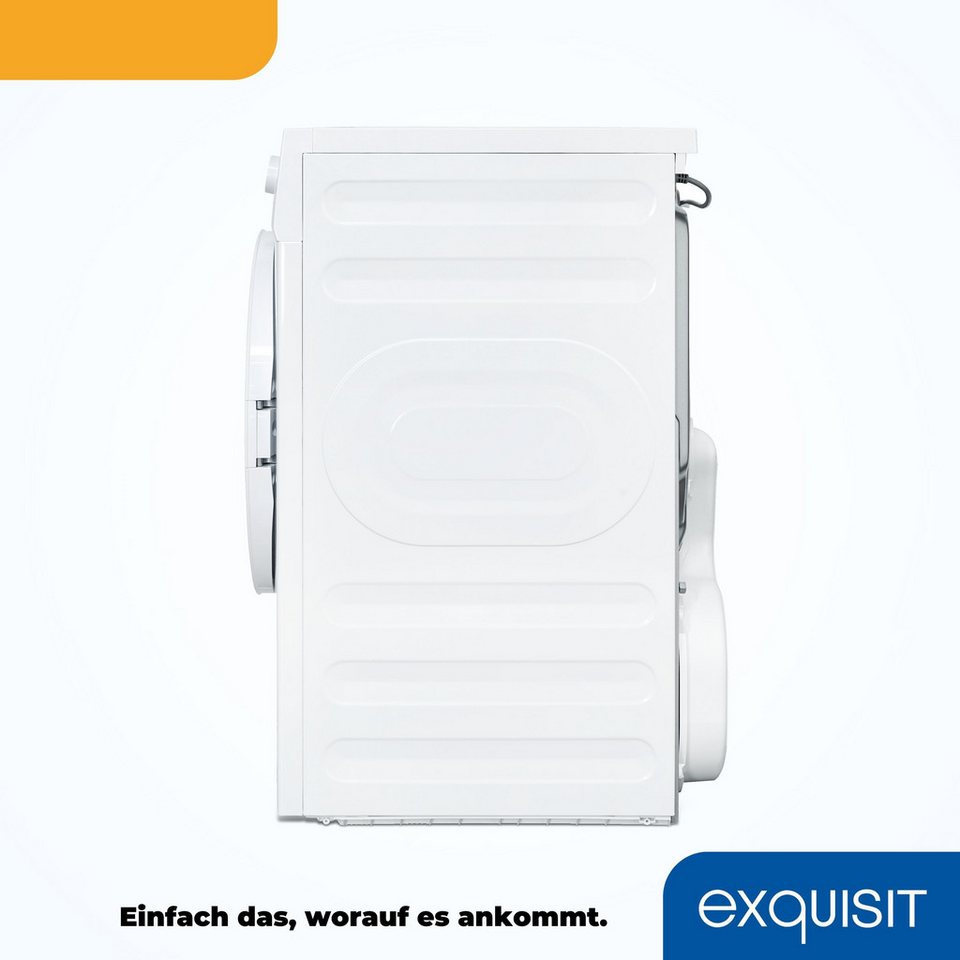 exquisit Wärmepumpentrockner TWP1001-030D weiss, für Haushalte mit großer Menge