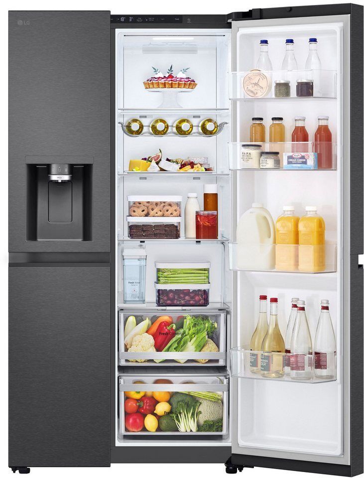 LG Side-by-Side L-Serie GSLE81EPBD, 179 cm hoch, 91,3 cm breit