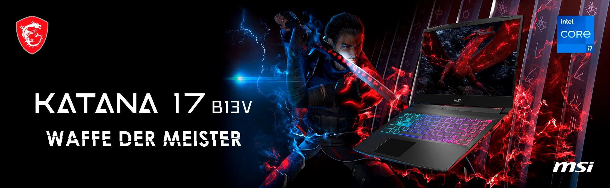 MSI Katana 17 B13VGK-1296 Gaming-Notebook