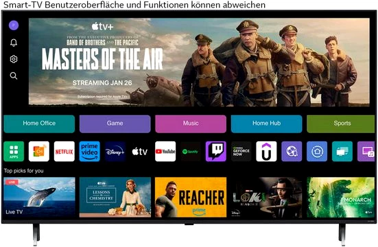 LG 50QNED85T6A QNED-Fernseher (126 cm/50 Zoll, 4K Ultra HD, Smart-TV)