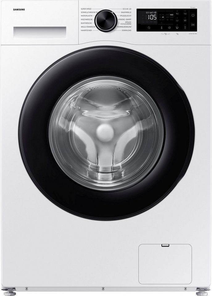 Samsung Waschmaschine WW5100D SLIM WW90DG5G34AEEG, 9 kg, 1400 U/min, AI Ecobubbl