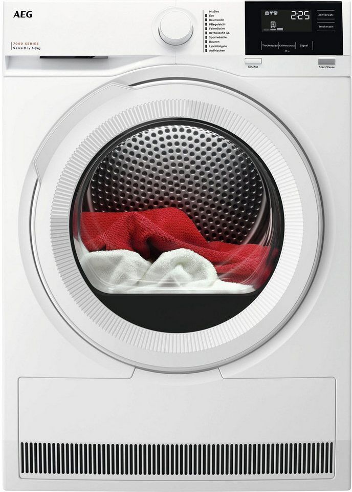 AEG Wärmepumpentrockner Serie 7000 TR7T61580, SensiDry®: mit der Wärmepumpentech