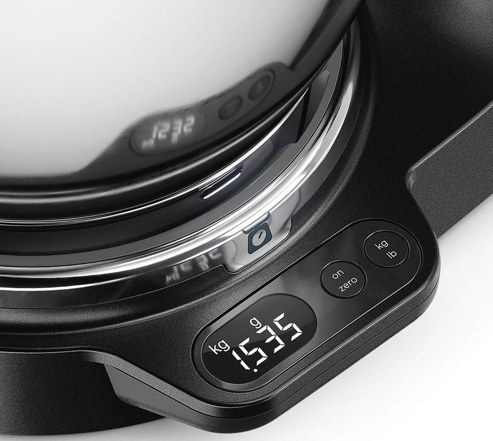KENWOOD Küchenmaschine Titanium Chef Baker KVC85.004BK, 1200 W, 5 l Schüssel