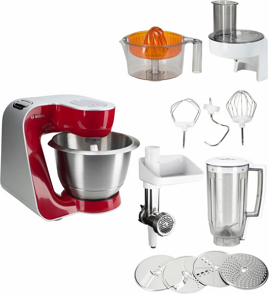 BOSCH Küchenmaschine MUM5 Styline MUM56740, 900 W, 3,9 l Schüssel, Schüssel 3,9l