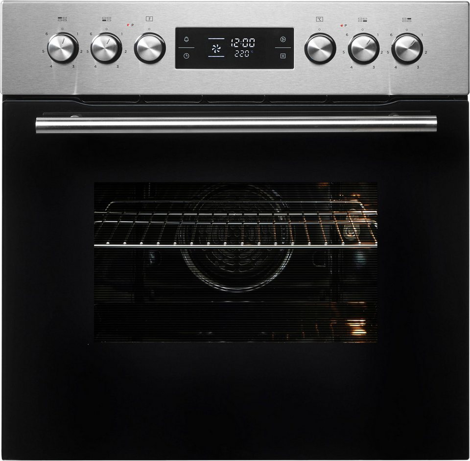 Hanseatic Elektro-Herd-Set HB70AS+HC46CB, Dampfreinigungsfunktion erleichtert di