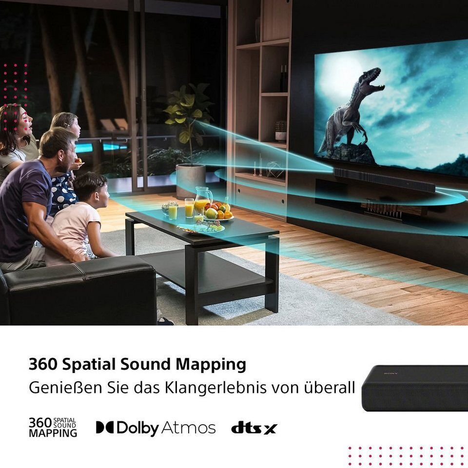 Sony HT-A3000 3.1-Kanal Soundbar Soundbar 3.1 (A2DP Bluetooth, AVRCP Bluetooth,