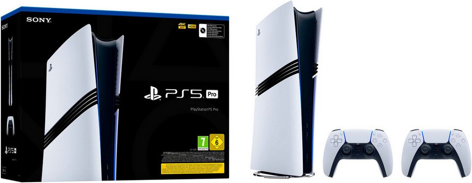 PlayStation 5 PlayStation 5 Pro Konsole inkl. zweitem DualSense Wireless-Control