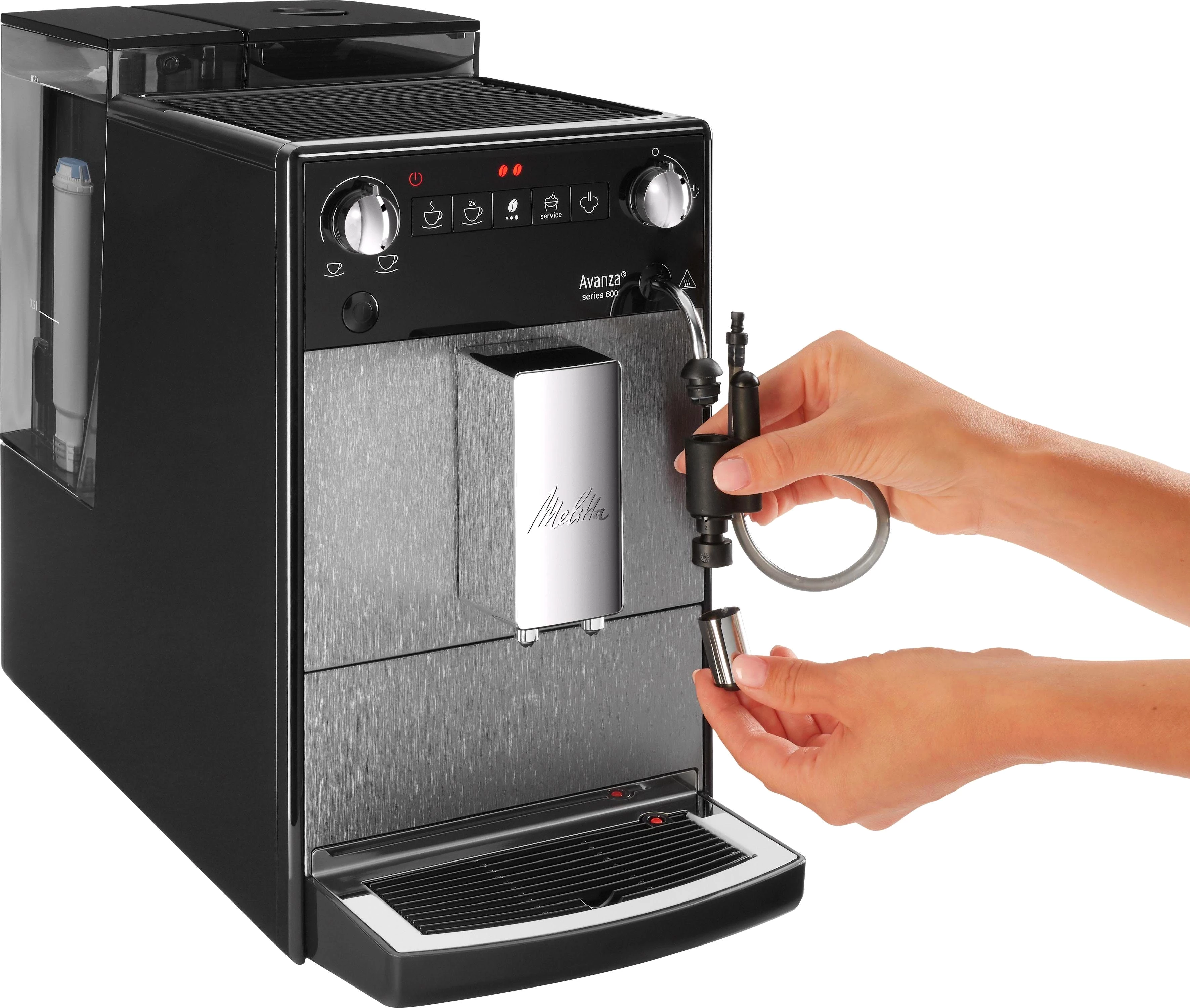 Melitta Kaffeevollautomat Avanza® F270-100 Mystic Titan, Kompakt