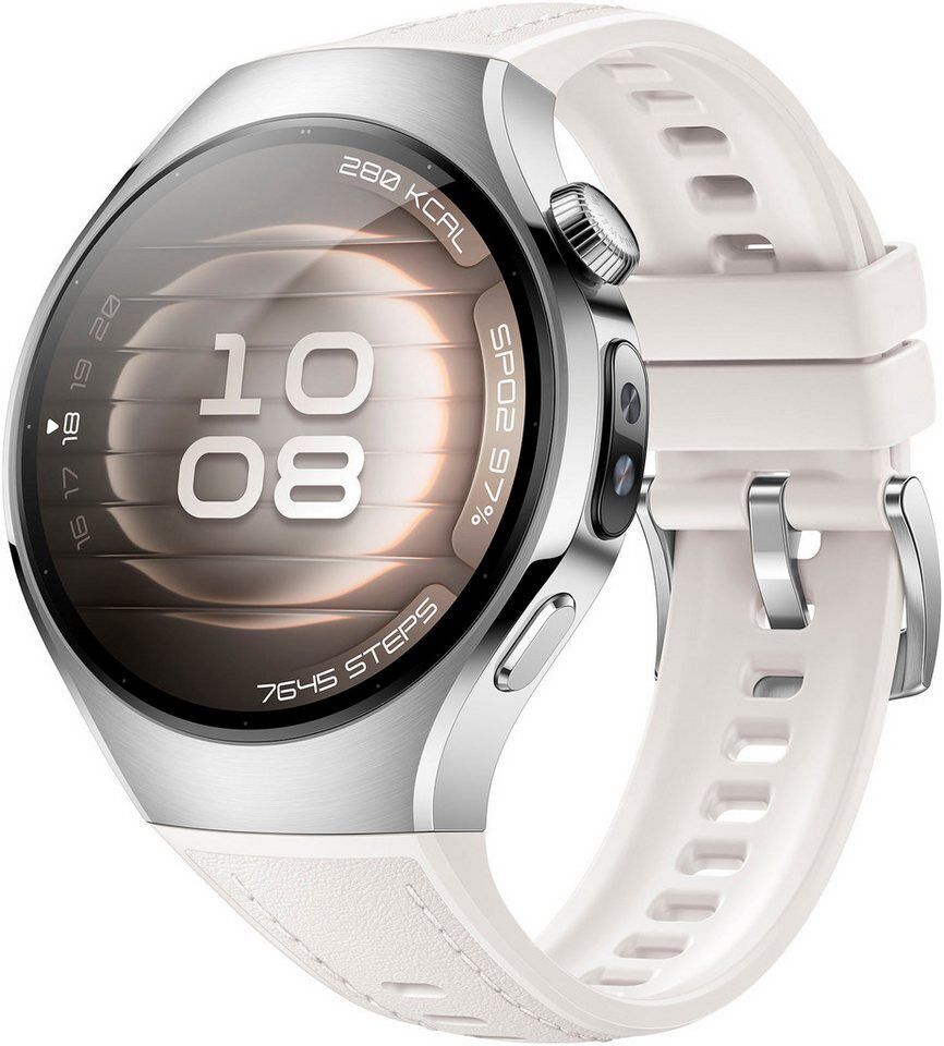 Huawei WATCH 5 42mm Smartwatch (3,5 cm/1,38 Zoll, Harmony OS), X-TAP, Health Gla