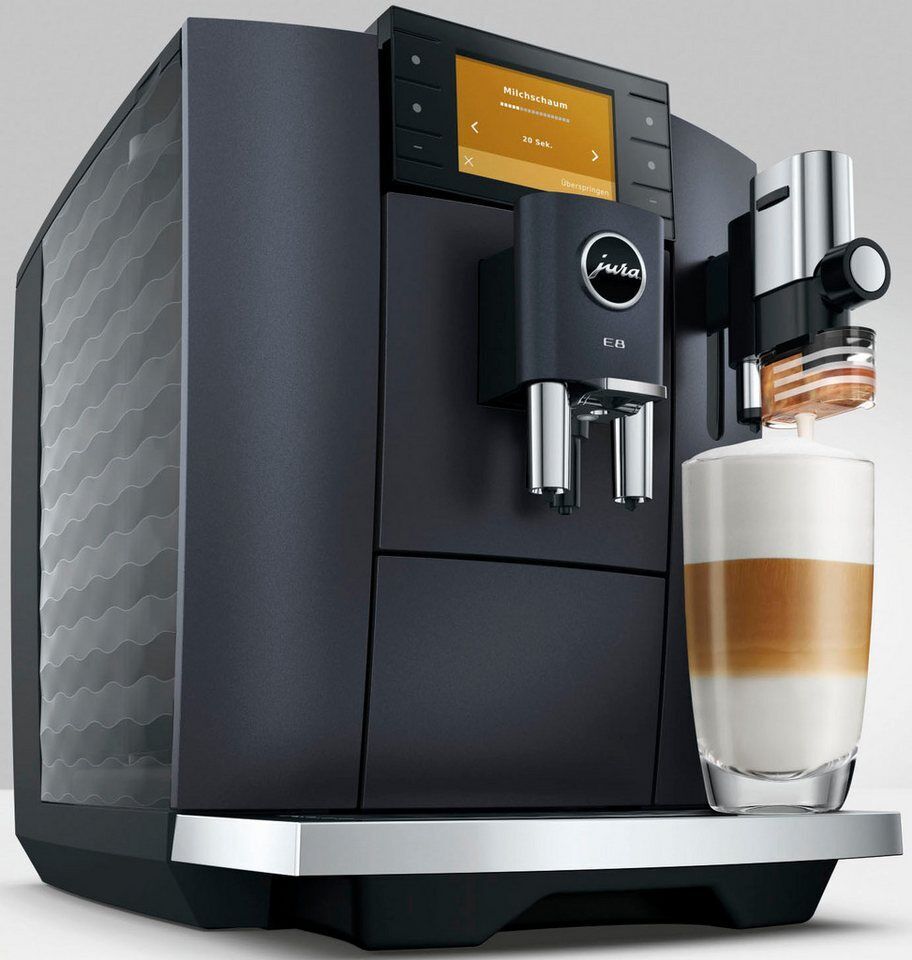 JURA Kaffeevollautomat 15749 E8 Cosmic Black (ED)