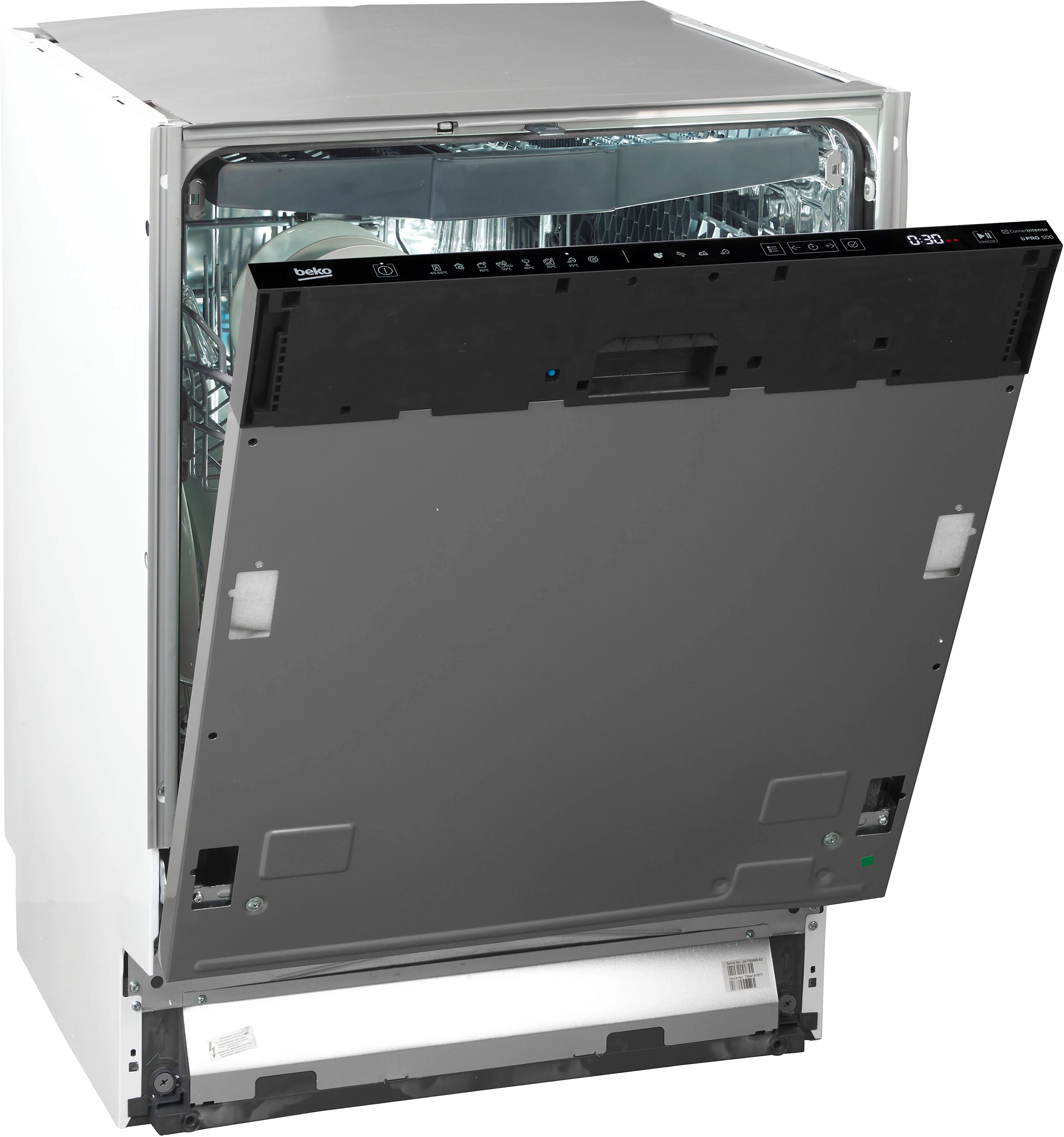 BEKO vollintegrierbarer Geschirrspüler BDIN38450 7604191677, 9,9 l, 14 Maßgedecke