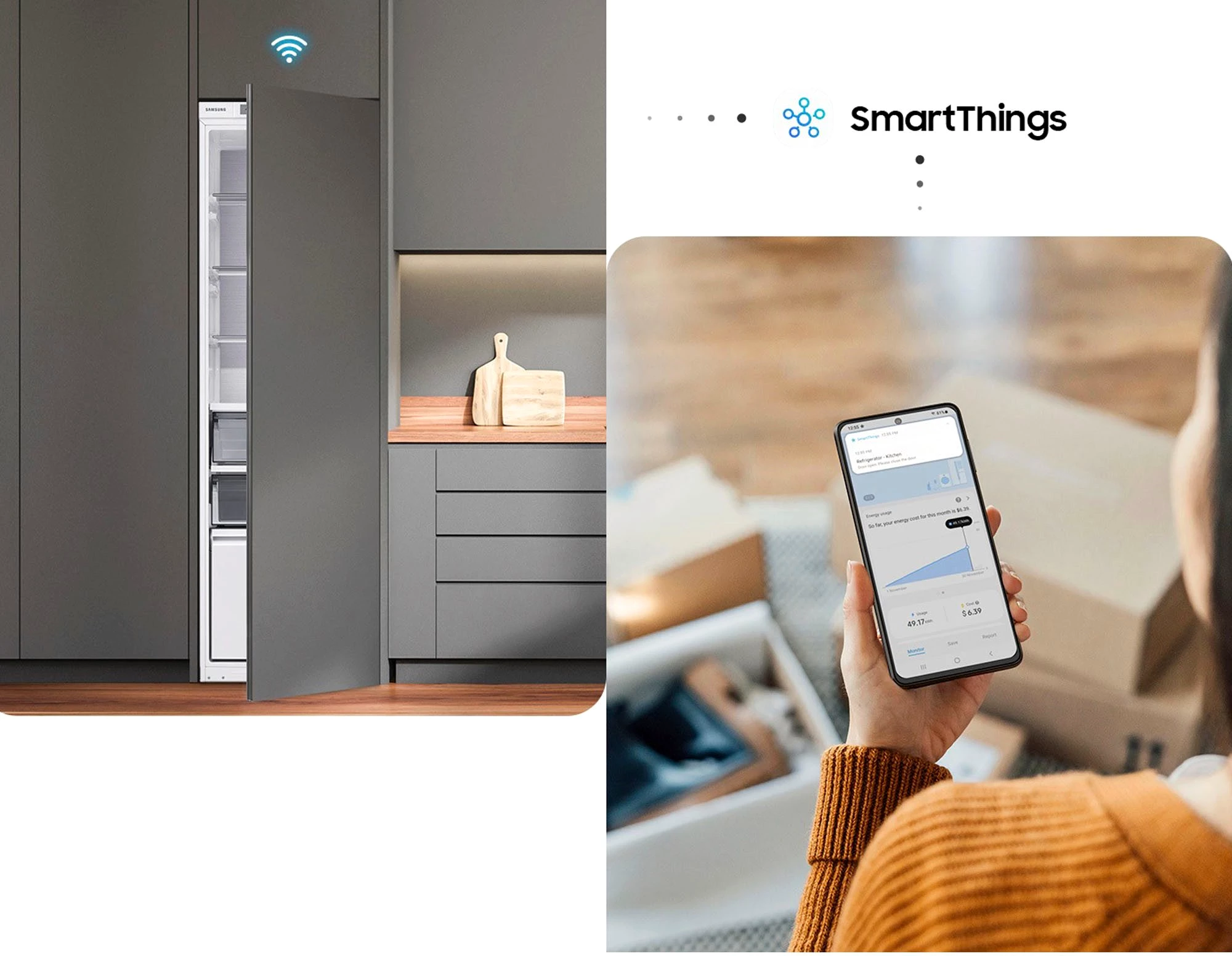 Samsung Einbaugefrierschrank BRZ22610EWW/EG, 177,5 cm hoch, 54 cm breit