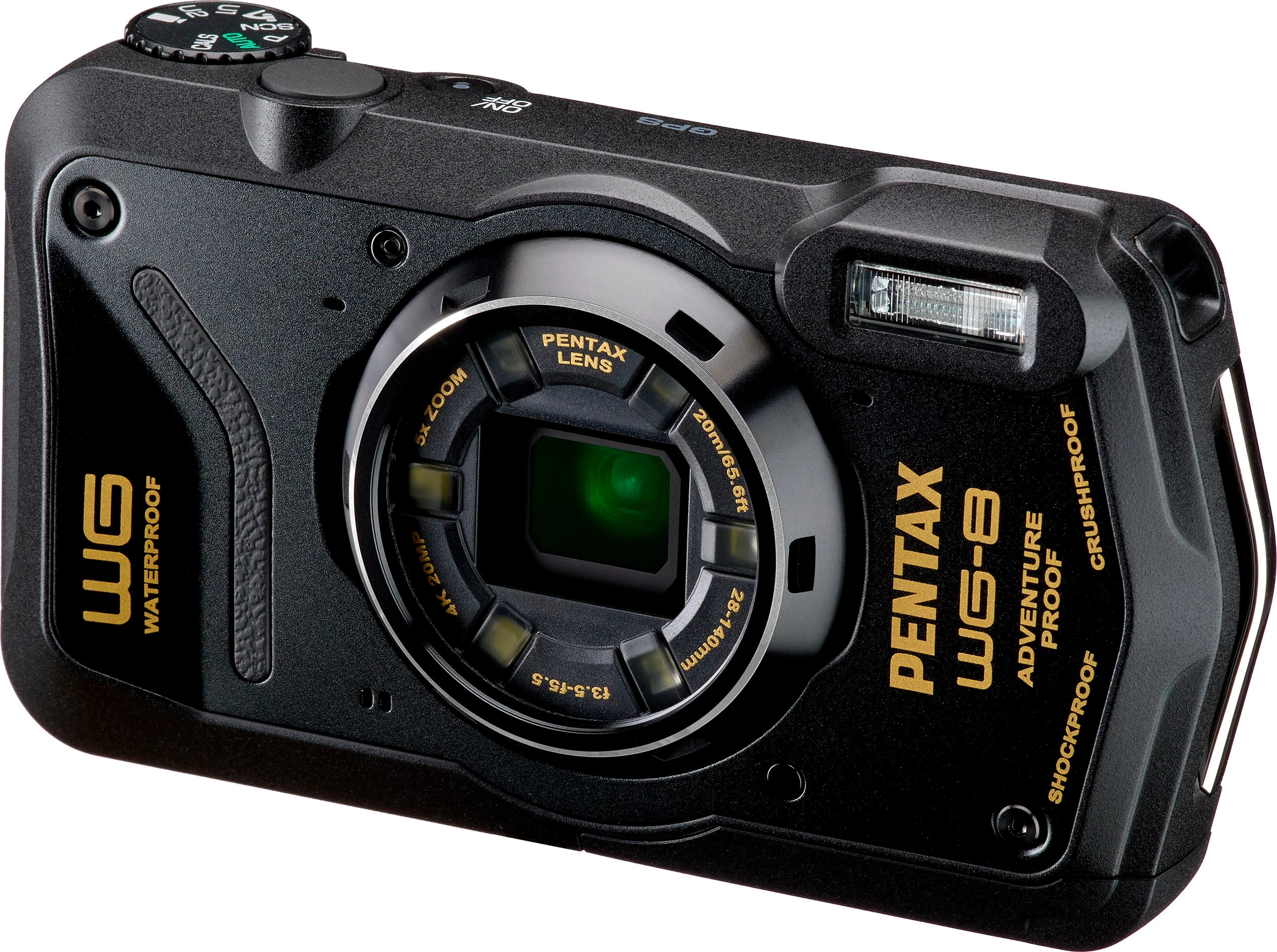 PENTAX Premium WG-8 Kompaktkamera (20 MP, 5x opt. Zoom)