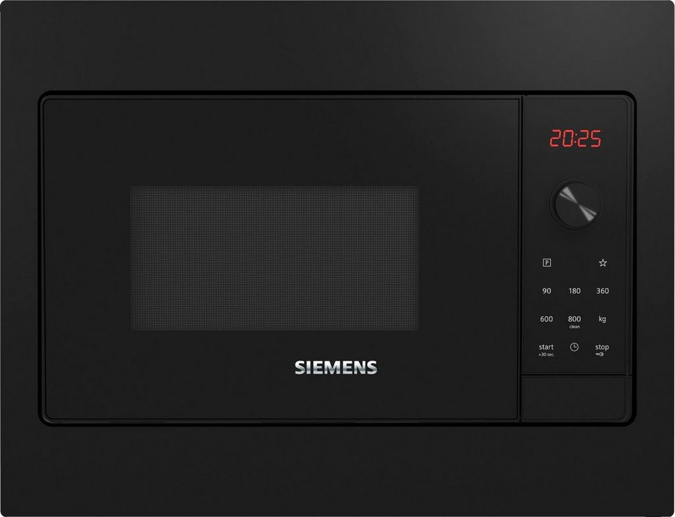 SIEMENS Einbau-Mikrowelle BF523LMB3, Mikrowelle, 20 l, 50 cm breit - quickStart