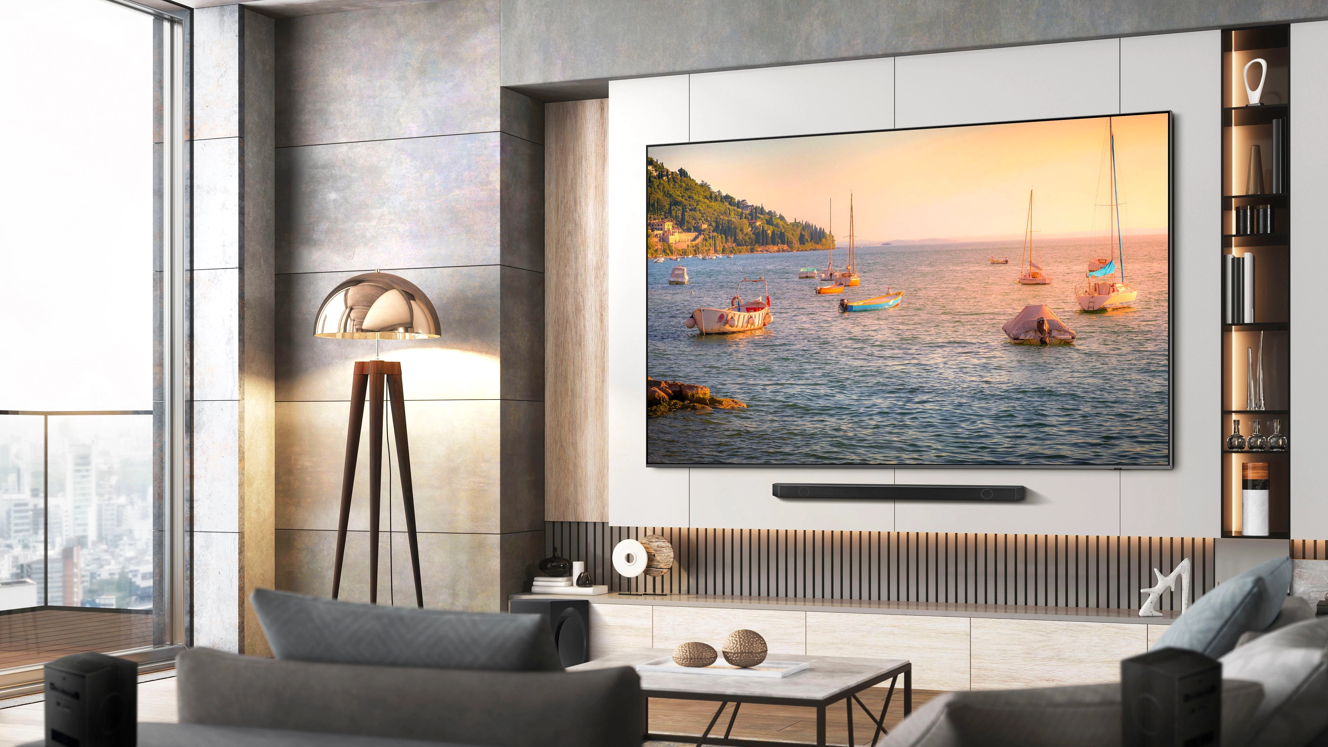 Samsung GQ98Q80CAT LED-Fernseher (247 cm/98 Zoll, Smart-TV)