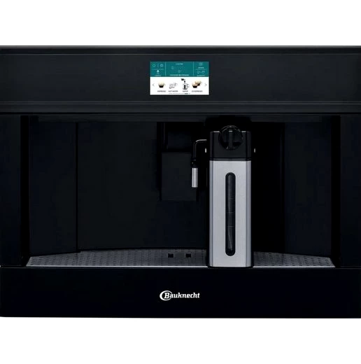 BAUKNECHT Einbau-Kaffeevollautomat, Cappuccino-Funktion, Dampf und Heißwasserfunktion