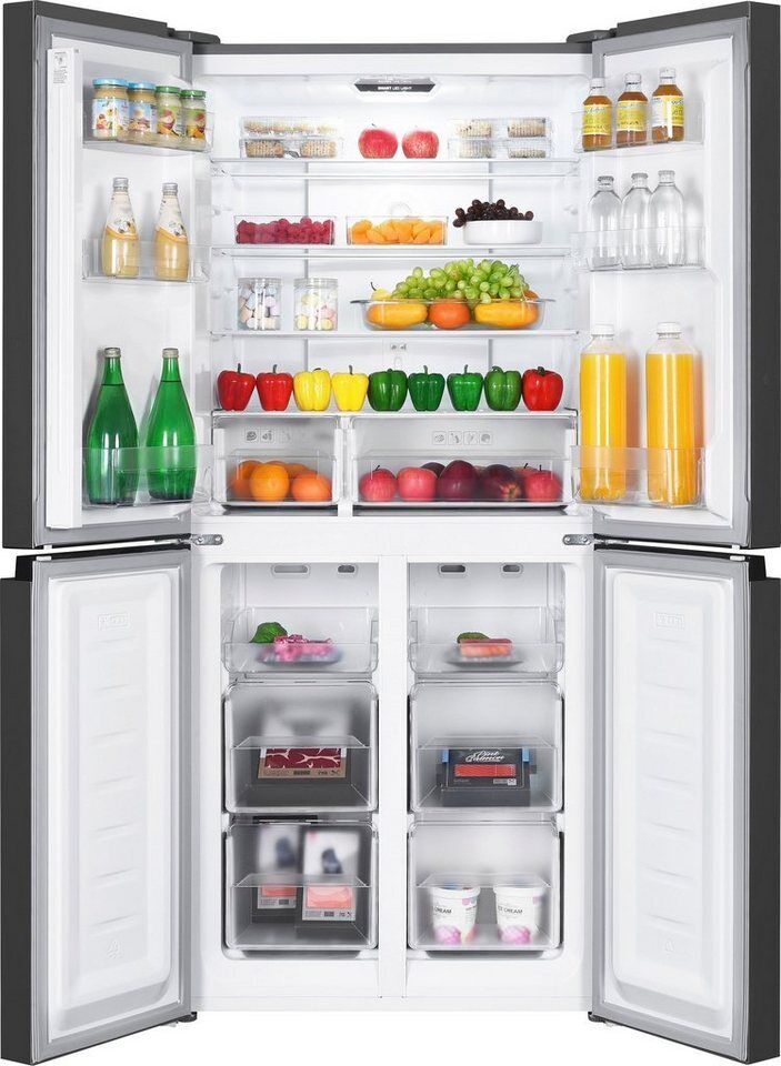 Hanseatic Multi Door HCDC18080CI, 180 cm hoch, 79 cm breit, NoFrost, Display, Tü