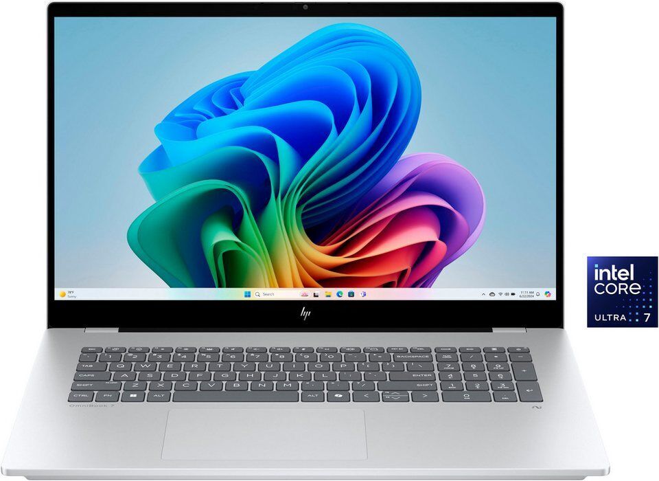 HP OmniBook 7 17-dc0079ng Notebook (43,94 cm/17,3 Zoll, Intel Ultra 7 256V, ARC
