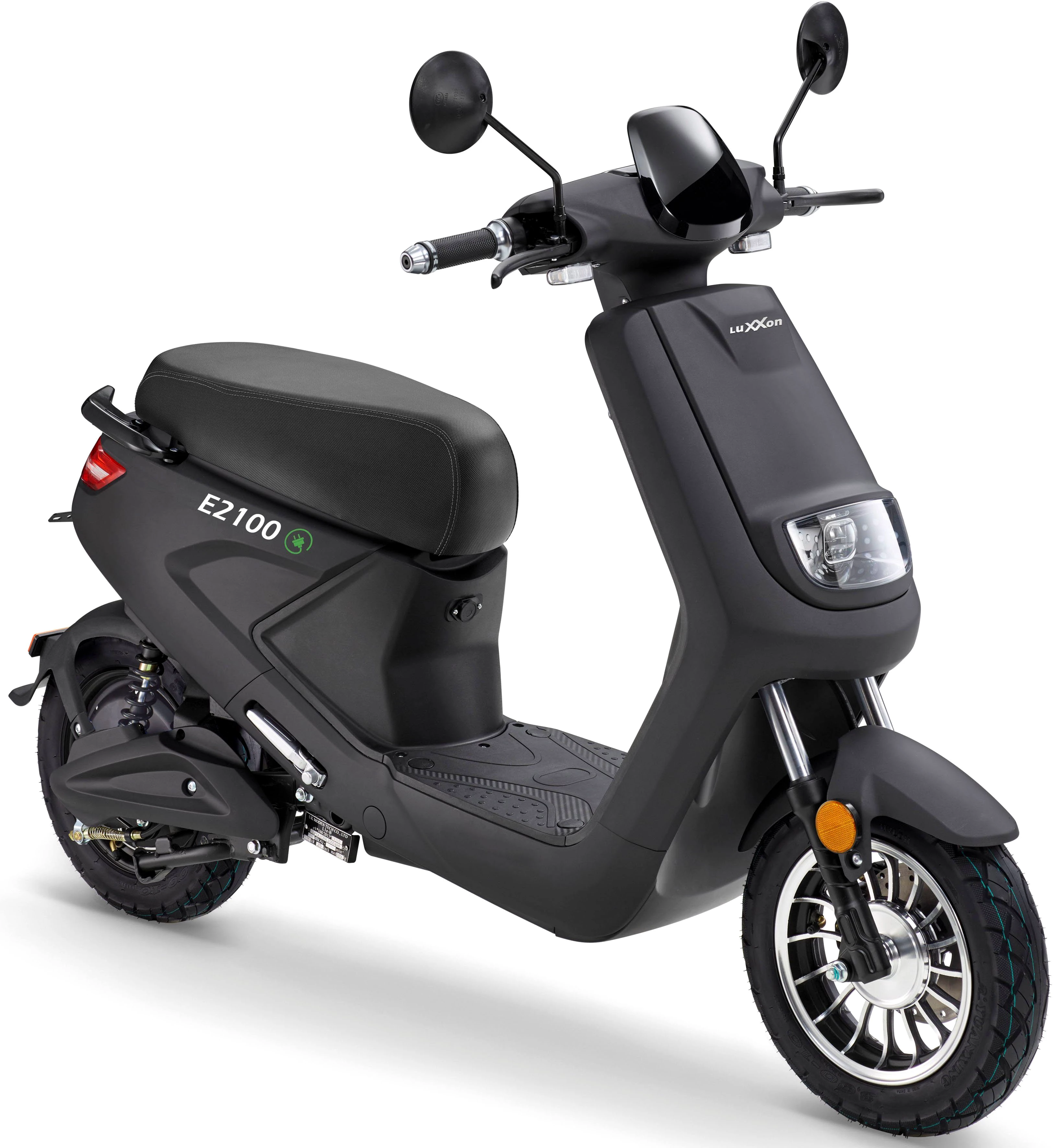 LUXXON E-Motorroller E2100 2000 W, 45 km/h, bis zu 50 km Reichweite, mit Straßenzul.