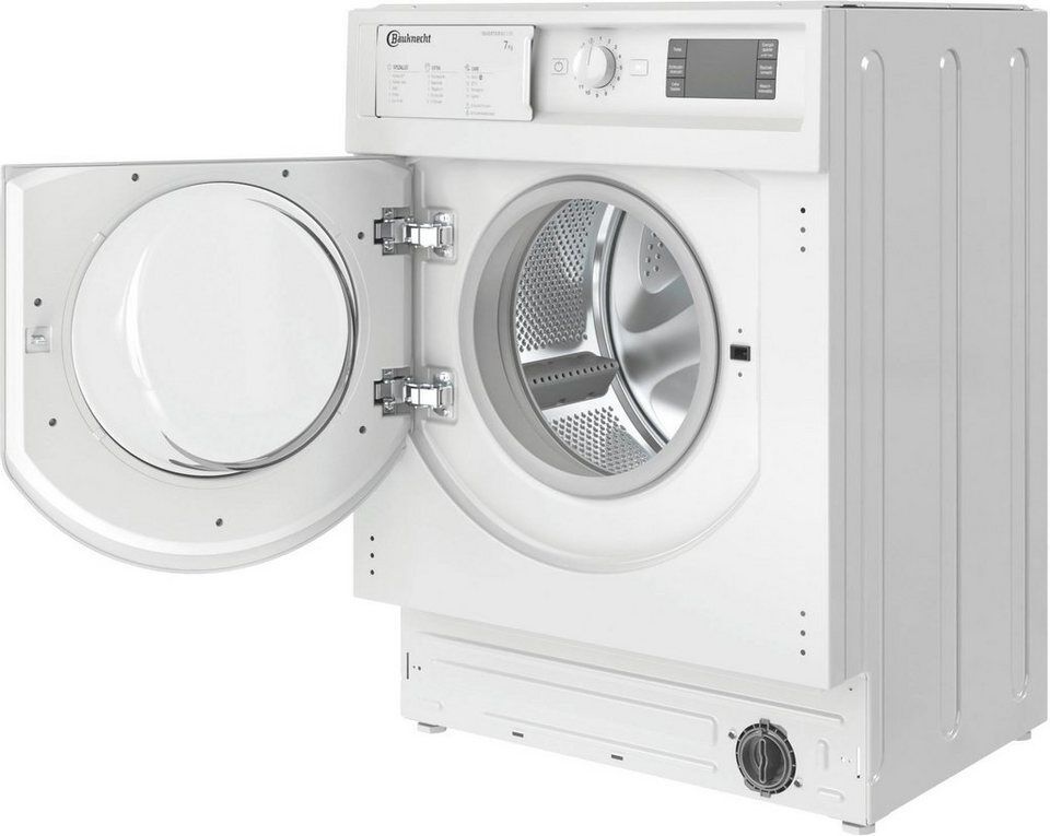BAUKNECHT Einbauwaschmaschine BI WMBG 71483E DE N, 7 kg, 1400 U/min