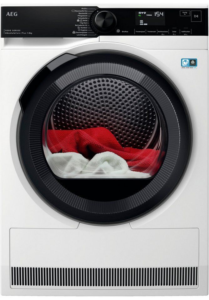 AEG Wärmepumpentrockner Serie 9000 TR9T75680, 3D-Scan: Daunenjacken so flauschig