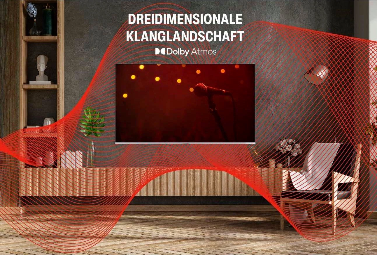 Telefunken D65V850M5CWHI LED-Fernseher (164 cm/65 Zoll, 4K Ultra HD, Smart-TV)