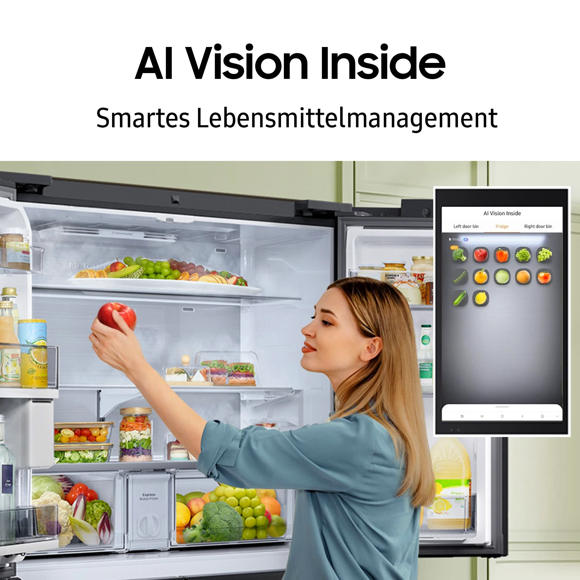 Samsung French Door RF65DG9H0EB1EF, 183 cm hoch, 91,2 cm breit