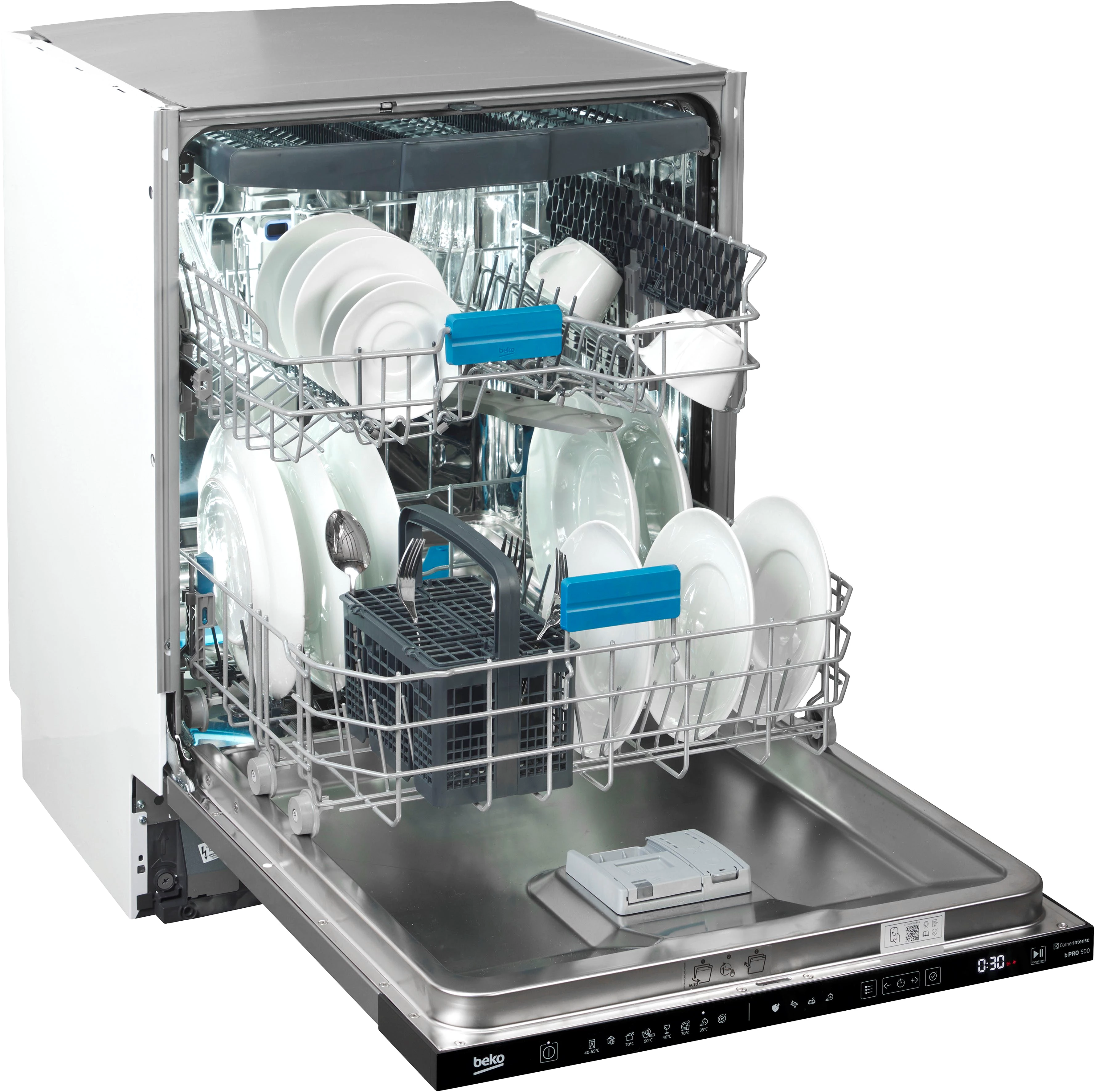 BEKO vollintegrierbarer Geschirrspüler BDIN38450 7604191677, 9,9 l, 14 Maßgedecke