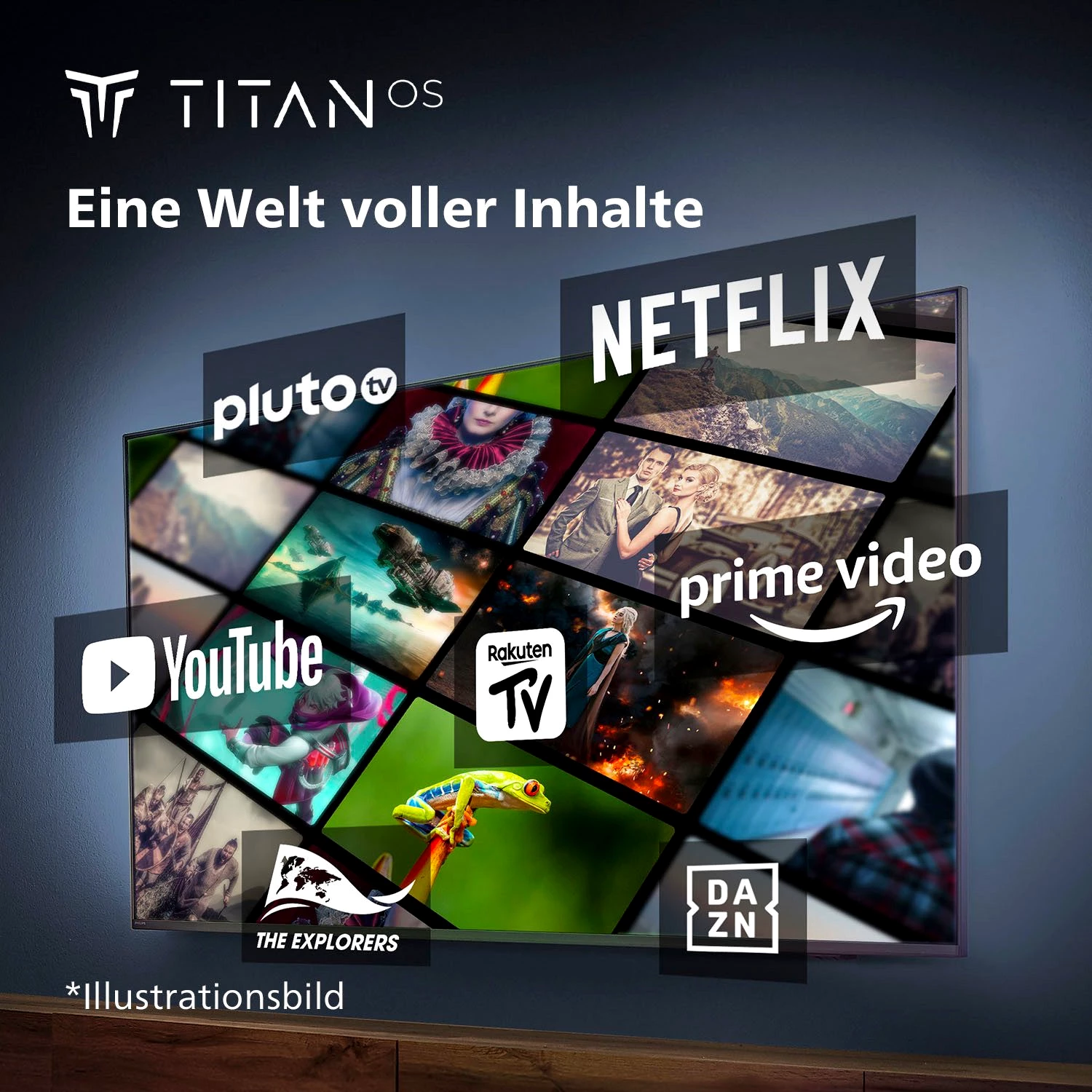 Philips 75PUS7609/12 LED-Fernseher (189 cm/75 Zoll, 4K Ultra HD, Smart-TV)